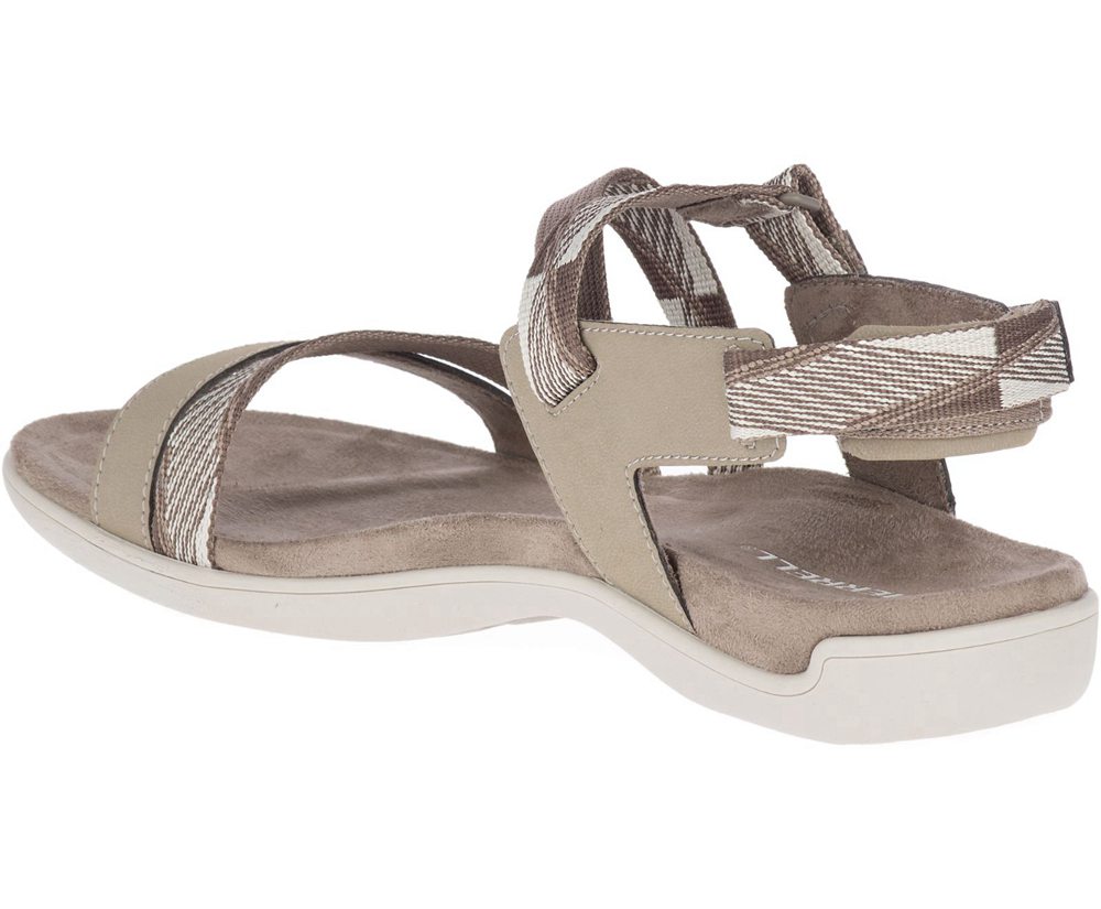 Merrell Sandals Grey - District Mendi Backstrap - Womens 62WQTCNDU